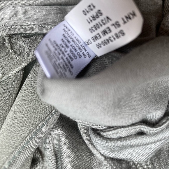 Banana Republic Grey Silk Blend Dress Size XL - Slip style - Picture 9 of 11